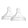 Level 2 Wide Neck Silicone Nipple (2 Pack)