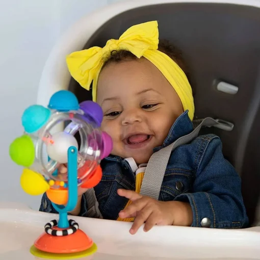 Light Up Rainbow Reel Tray Toy