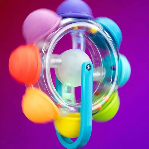 Light Up Rainbow Reel Tray Toy