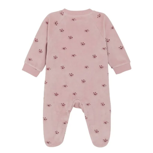 Long Sleeve Velour Romper