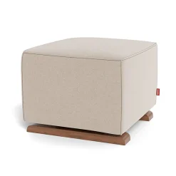 Luca Ottoman - Wool Fabric with Walnut Base