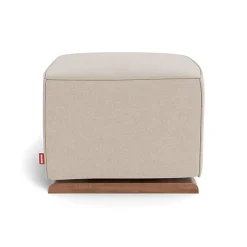 Luca Ottoman - Wool Fabric with Walnut Base