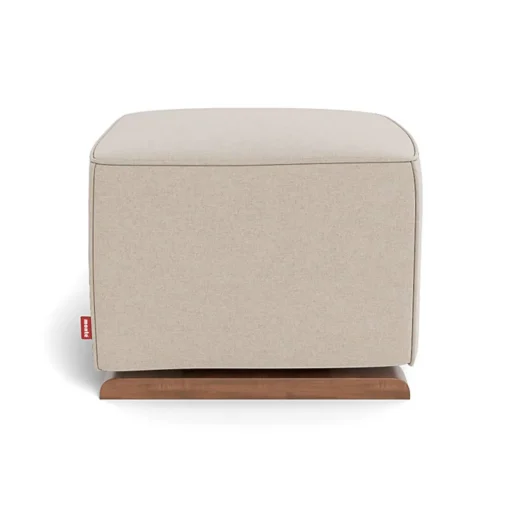 Luca Ottoman - Wool Fabric with Walnut Base
