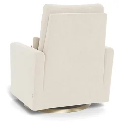 Matera Glider Swivel Recliner with Gold Base