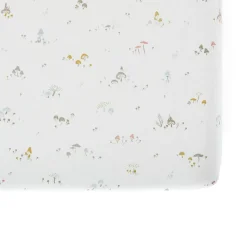 Mini Mushroom Crib Sheet