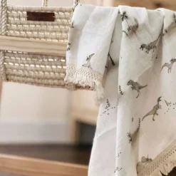 Muslin Blanket with Fringe