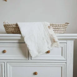 Muslin Blanket with Fringe