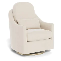 Nessa Glider - European Fabric with Swivel Base