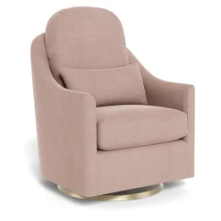 Nessa Glider - European Fabric with Swivel Base