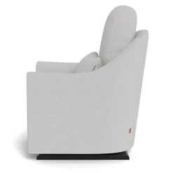 Nessa Glider - Fabric with Espresso Base