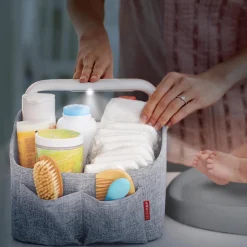Nursery Style Light-Up Diaper Caddy