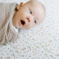 Organic Cotton Muslin Crib Sheet