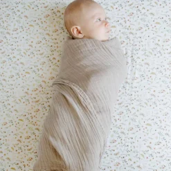 Organic Cotton Muslin Crib Sheet