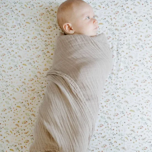 Organic Cotton Muslin Crib Sheet