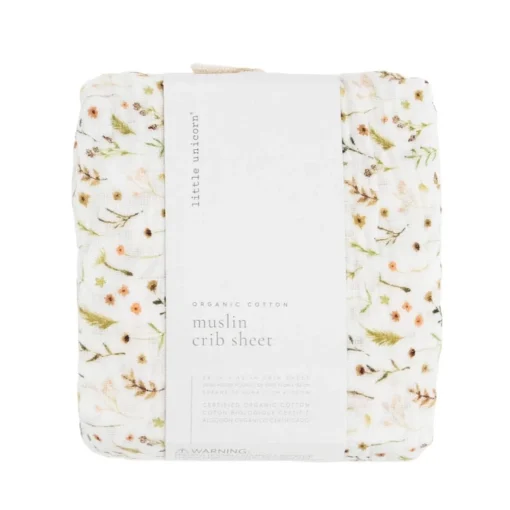 Organic Cotton Muslin Crib Sheet