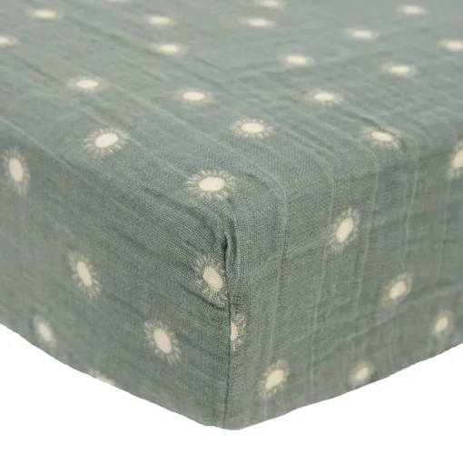 Organic Cotton Muslin Crib Sheet