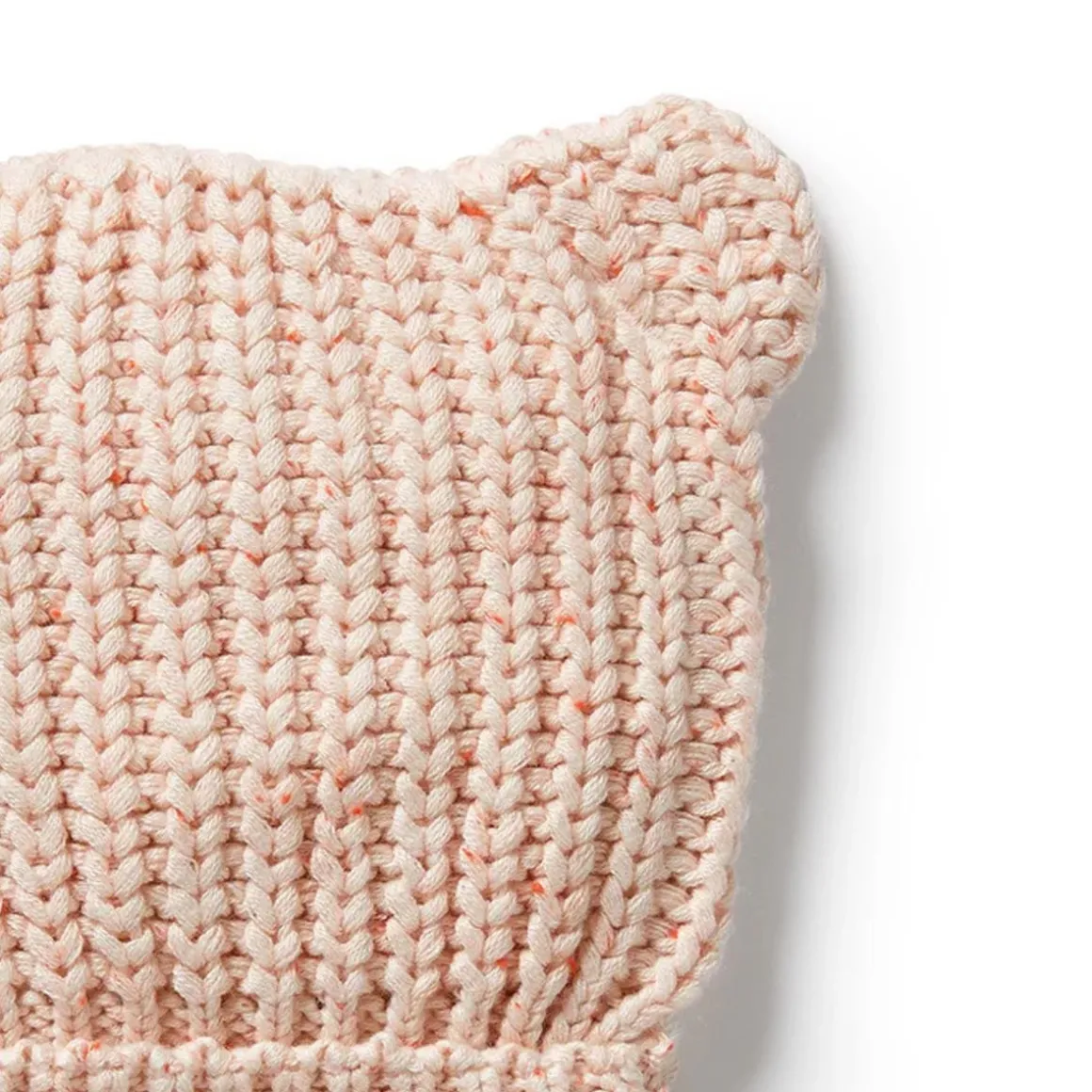 Organic Knitted Bear Hat