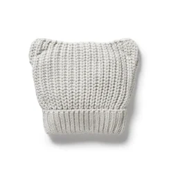 Organic Knitted Bear Hat