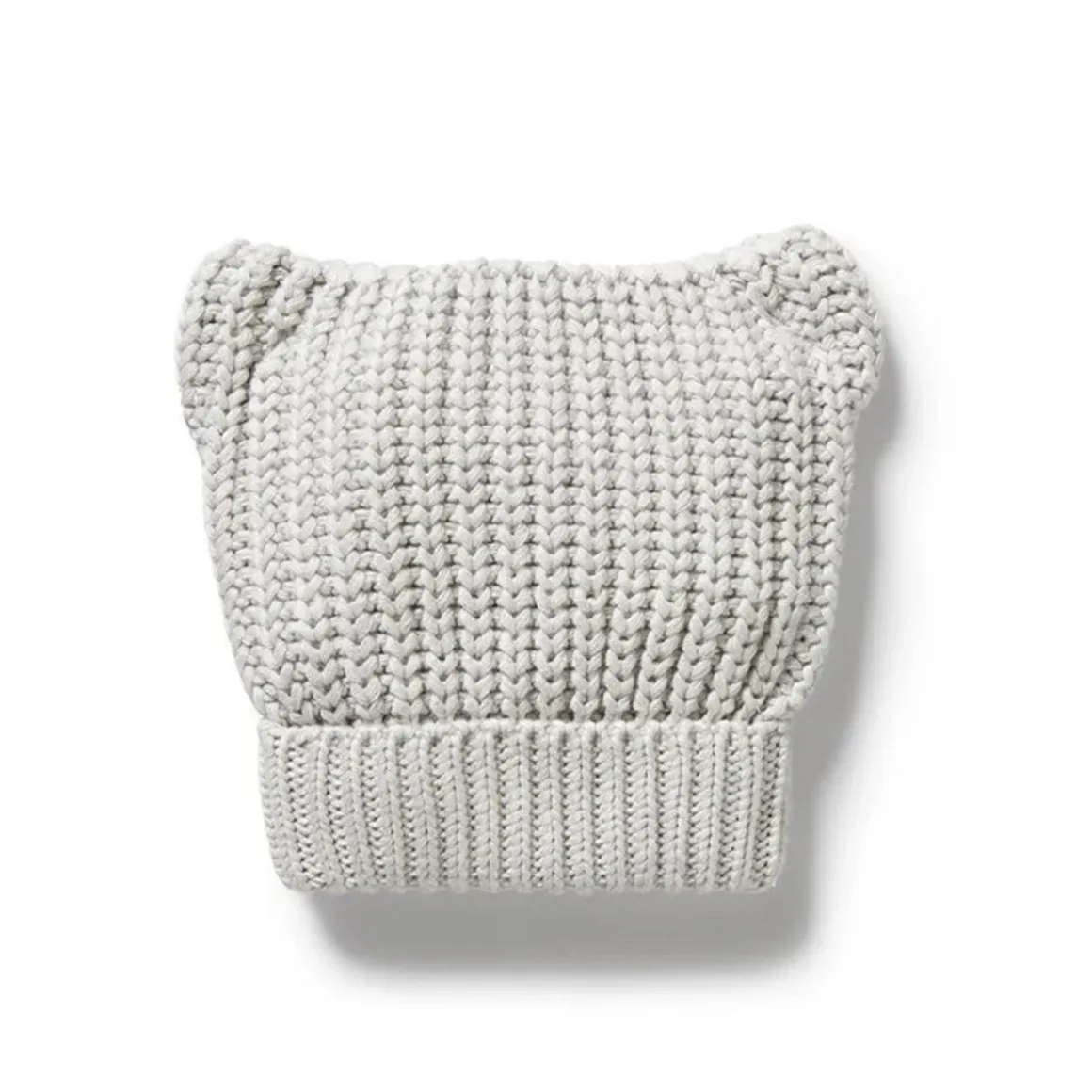 Organic Knitted Bear Hat