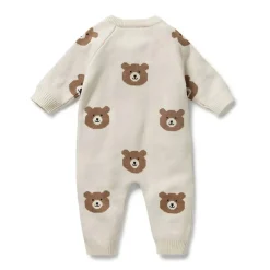 Organic Knitted Jacquard Growsuit