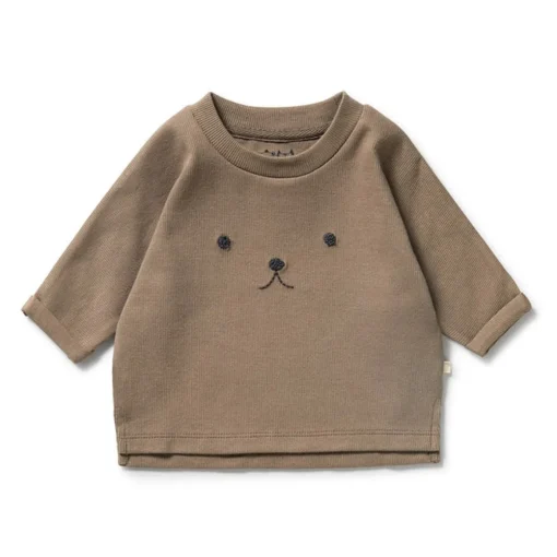 Organic Rib Long Sleeved Top