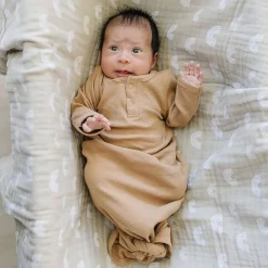 Organic Ribbed Knot Gown