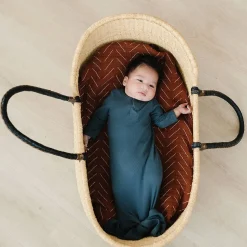 Organic Ribbed Knot Gown