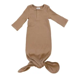 Organic Ribbed Knot Gown