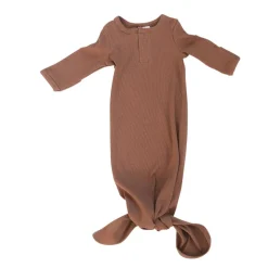 Organic Ribbed Knot Gown