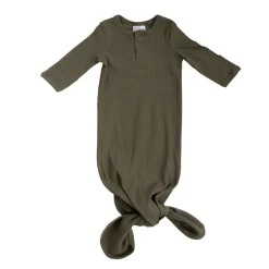 Organic Ribbed Knot Gown