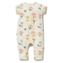 Organic Ruffle Zipsuit