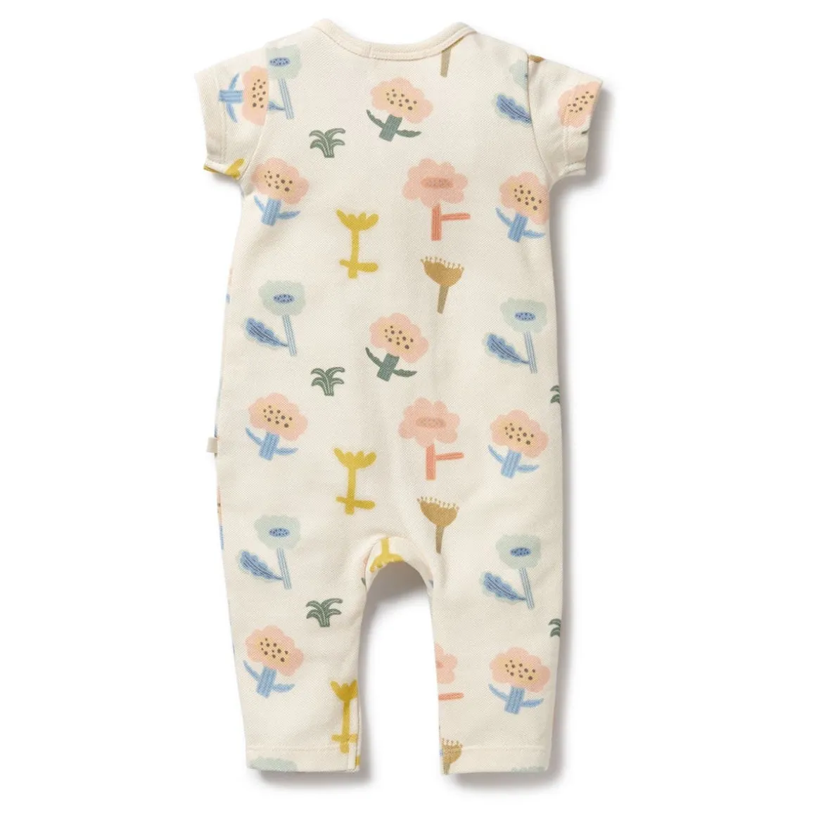 Organic Ruffle Zipsuit