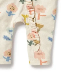 Organic Ruffle Zipsuit