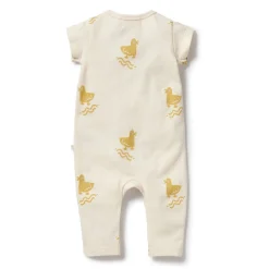 Organic Ruffle Zipsuit