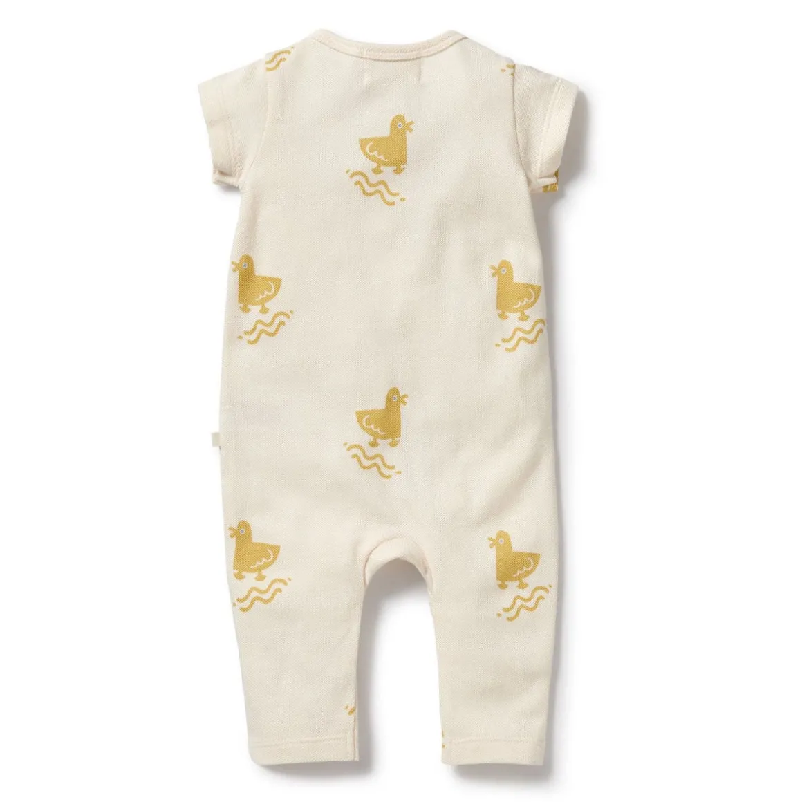 Organic Ruffle Zipsuit