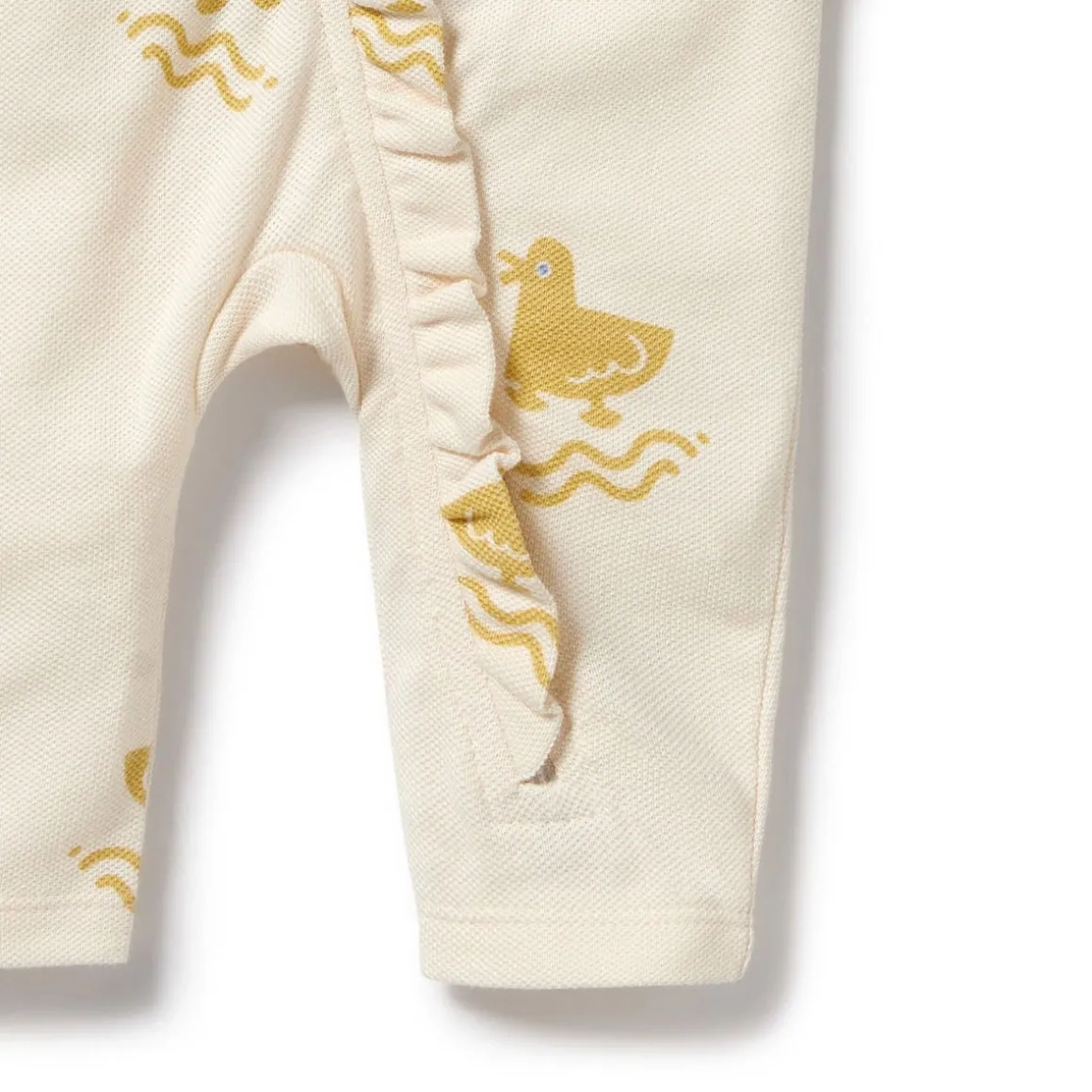 Organic Ruffle Zipsuit