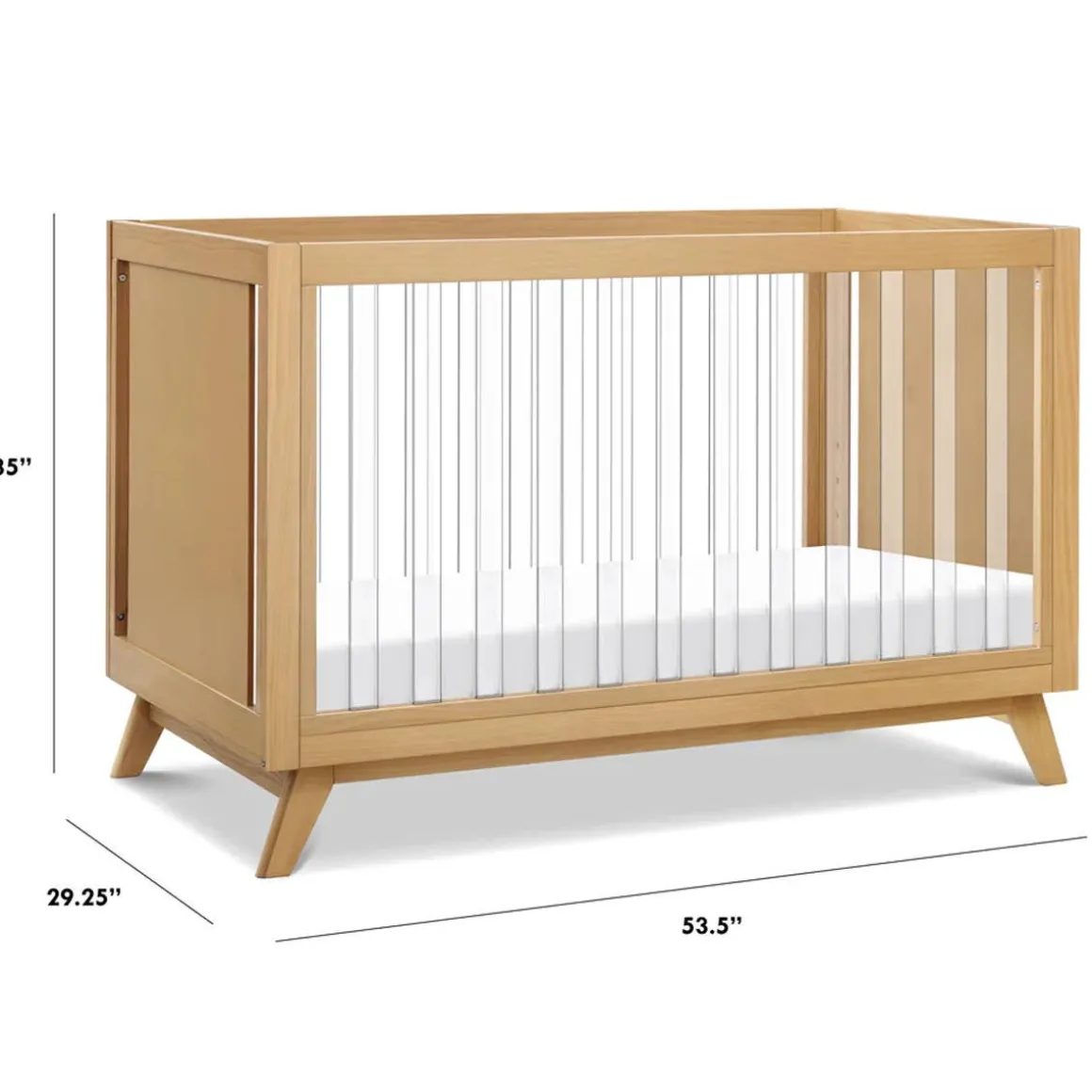 Otto 3-in-1 Acrylic Crib