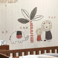 Patchwork Jungle 4 Piece Crib Set