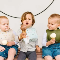 Patterned Silicone Bib