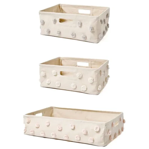 Pom Pom Under the Crib Basket (Small)