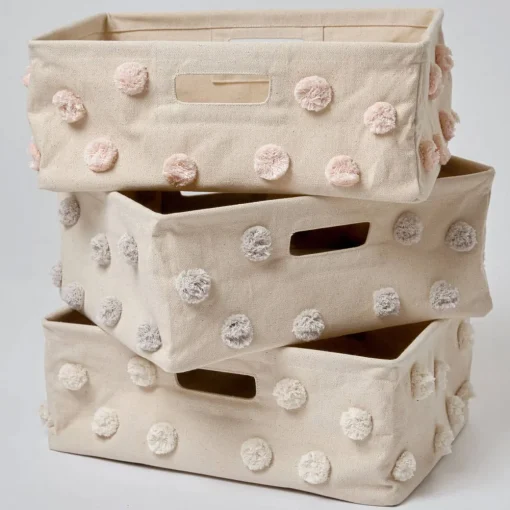 Pom Pom Under the Crib Basket (Small)