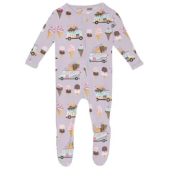 Print Footie with Zipper (Summer Fun)