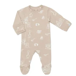 Print Zipper Footie