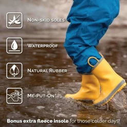 Puddle-Dry Rain Boots