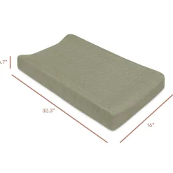 Quilted Muslin Changing Pad Cover