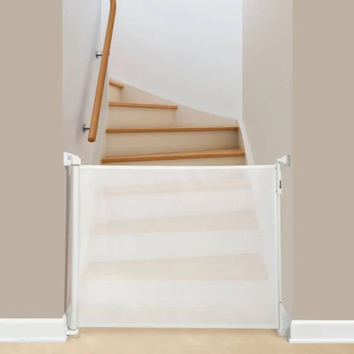 Retractable Safeway Gate - White
