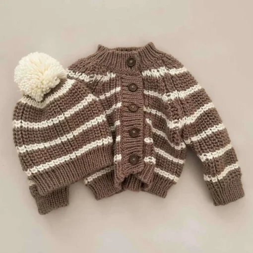Rib Knit Cardigan