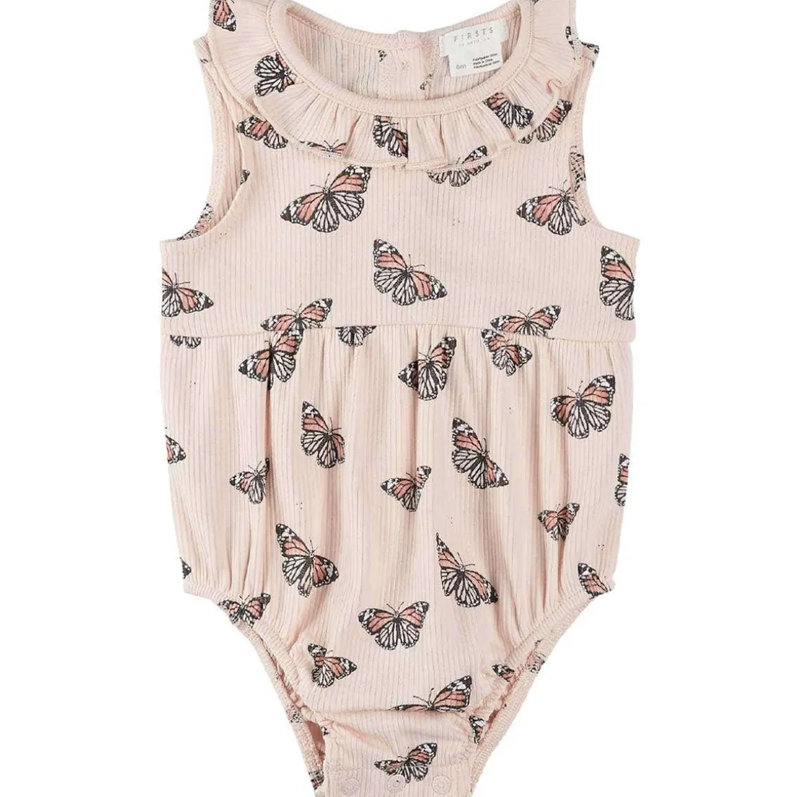 Ribbed Bubble Romper