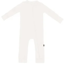 Ribbed Zippered Romper