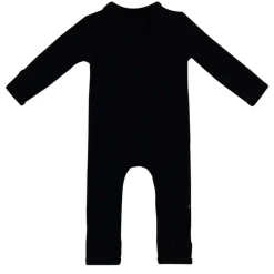 Ribbed Zippered Romper